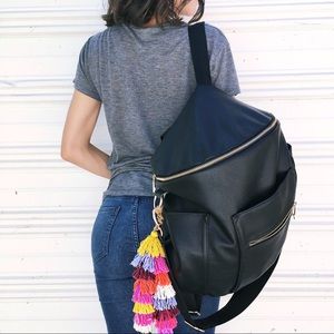 Fawn design black backpack NEW